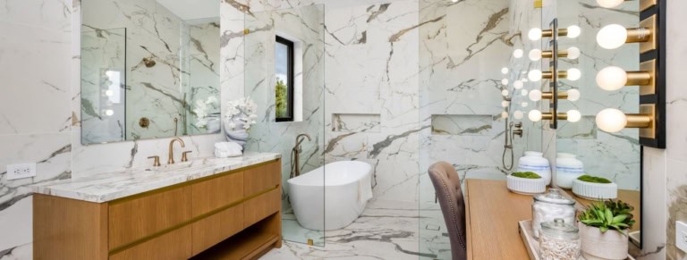 Quel type de marbre choisir pour une salle de bains ?