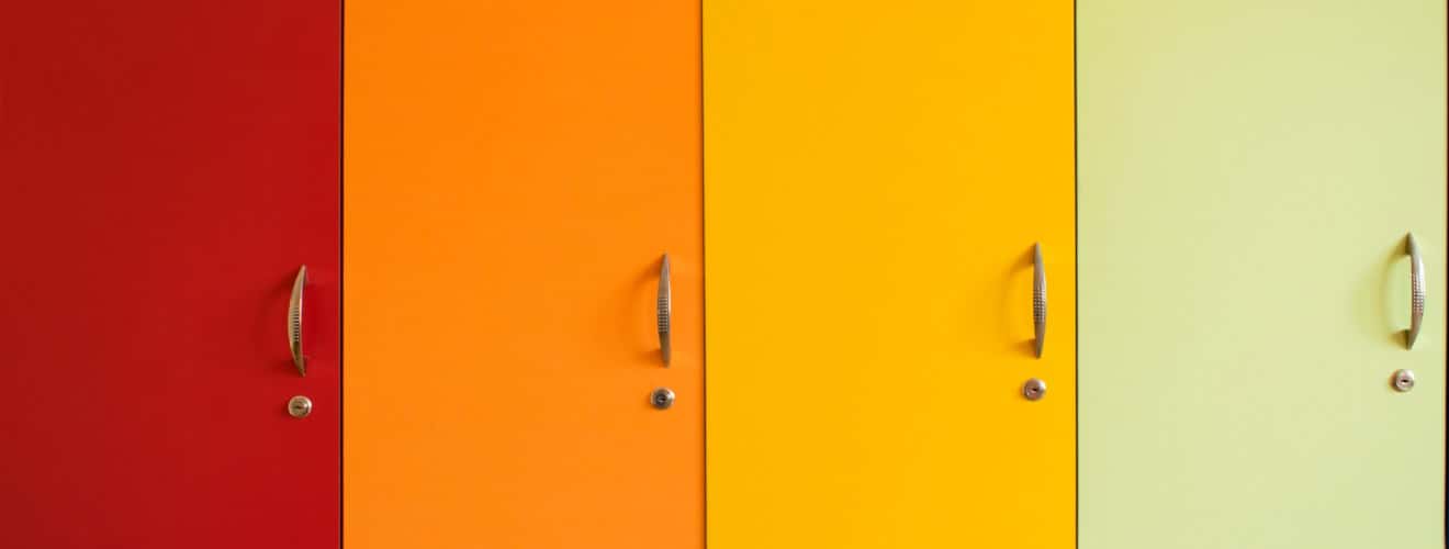 porte placard colore
