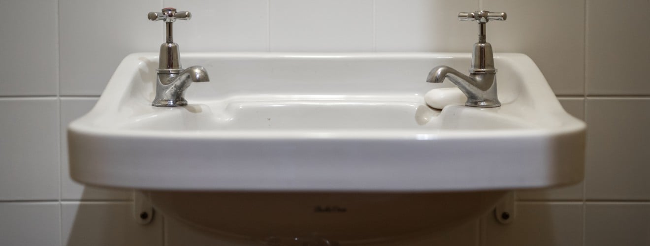 evier double robinet