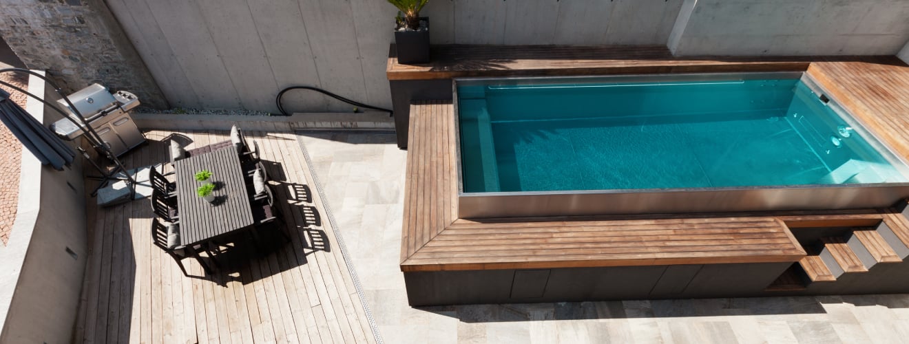 mur soutenement dalle beton piscine hors sol