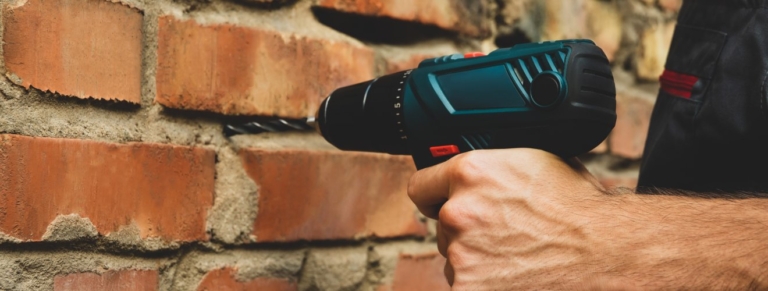 percer mur en brique