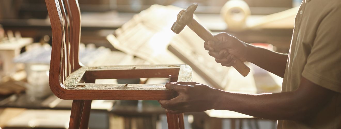 renovation chaise chene