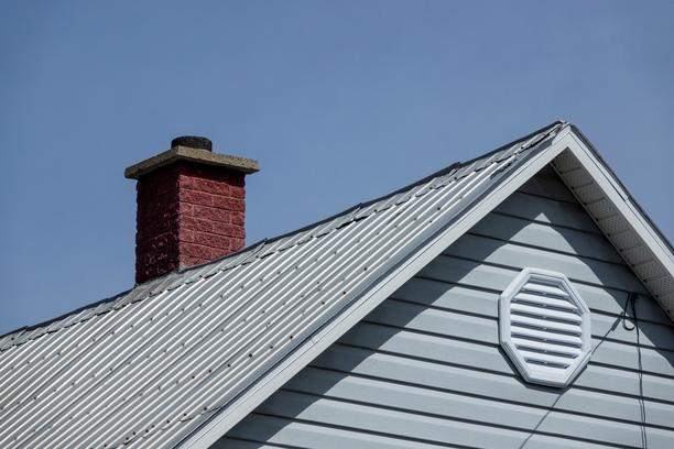 maison mitoyenne toiture bac acier evacuations
