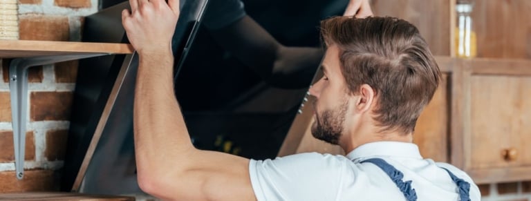 installation hotte aspirante cheminee