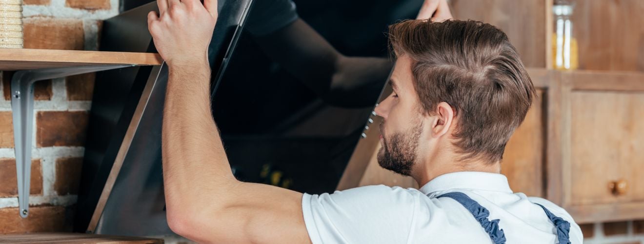 installation hotte aspirante cheminee