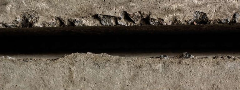 interstice dalle beton
