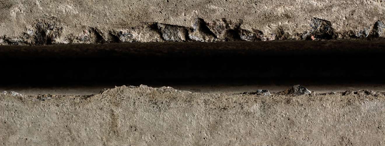 interstice dalle beton