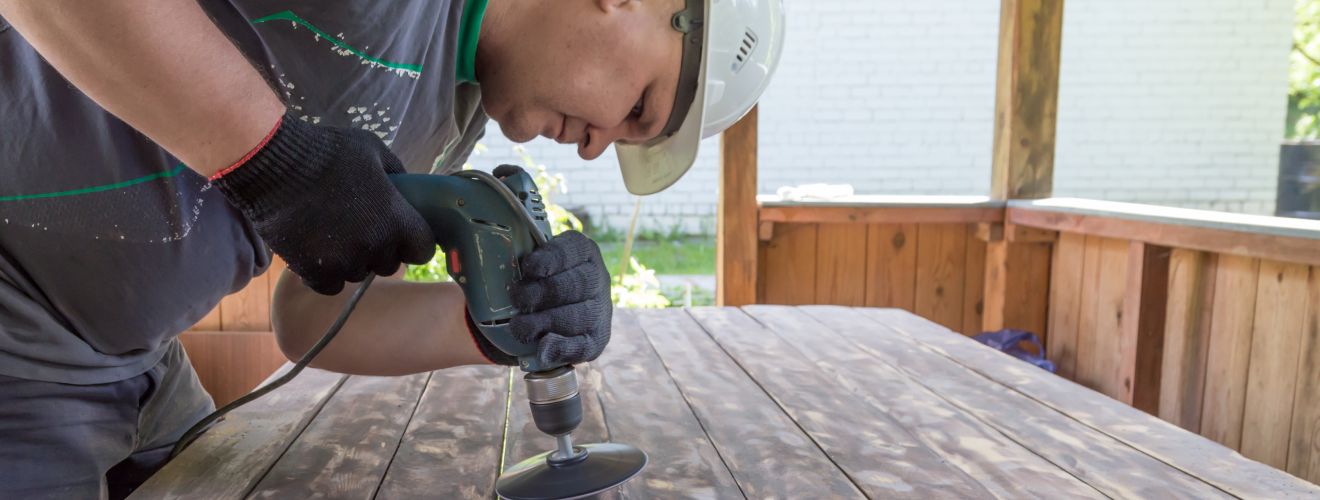 renovation table exterieur