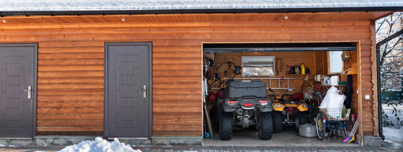 garage charpente bois