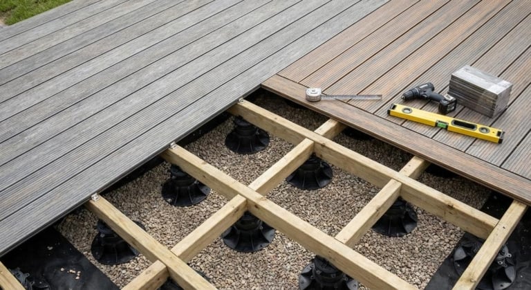 Agrandir une terrasse : dalle béton ou plots, quelle solution choisir ?