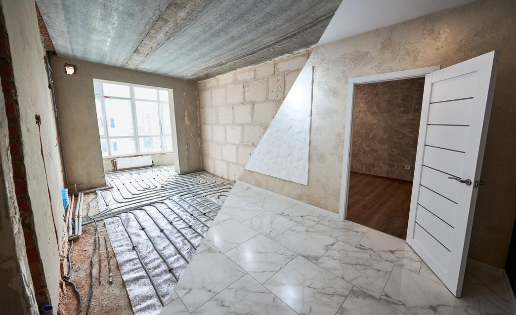 chape coffrage salle bain ordre travaux