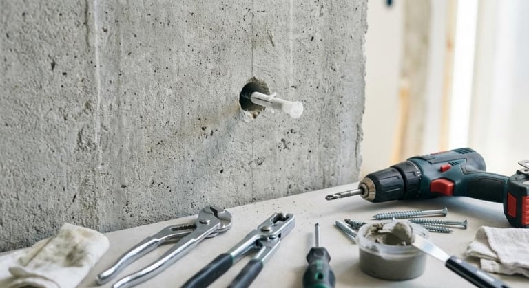 cheville coincee mur porteur methodes retirer