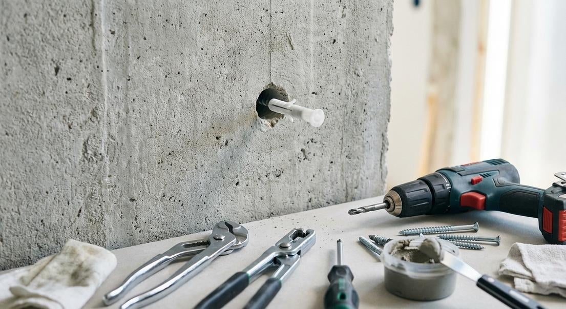 cheville coincee mur porteur methodes retirer