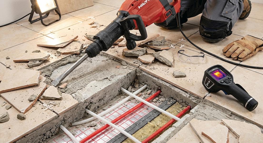 deposer carrelage chauffage sol risques