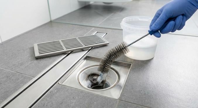 douche italienne remplit vide evacuation