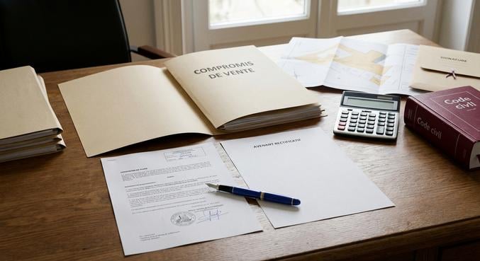 erreur compromis vente faire notaire trompe