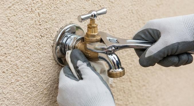 fuite robinet exterieur reparer remplacer