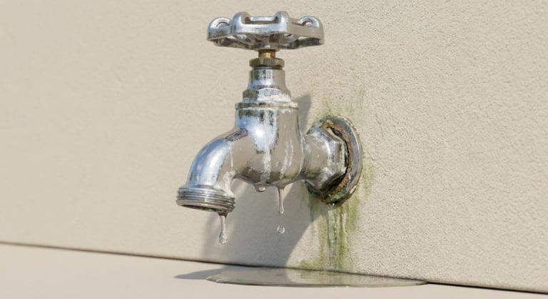 Fuite sur robinet extérieur : réparer ou remplacer pour éviter les dégâts