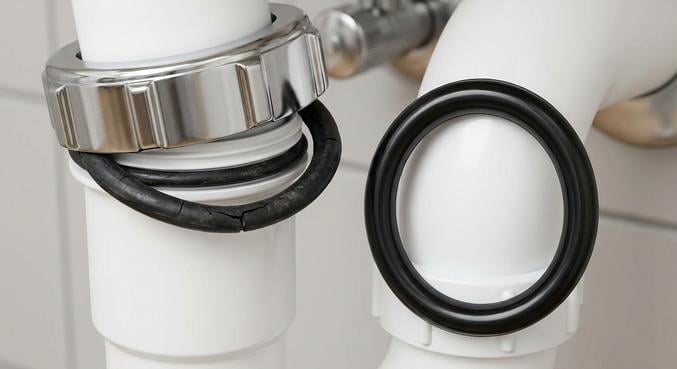 fuite sous lavabo resserrer remplacer joint