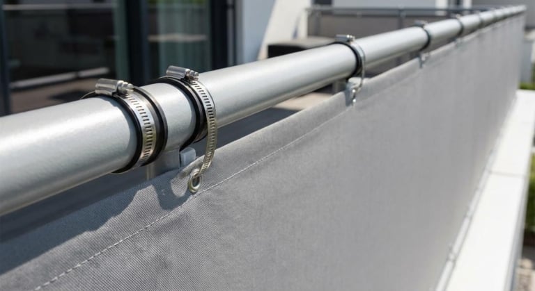 Installer un brise-vue sur un balcon sans percer : solutions fiables et sécurisées
