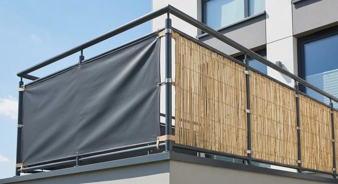 installer brise vue balcon sans percer