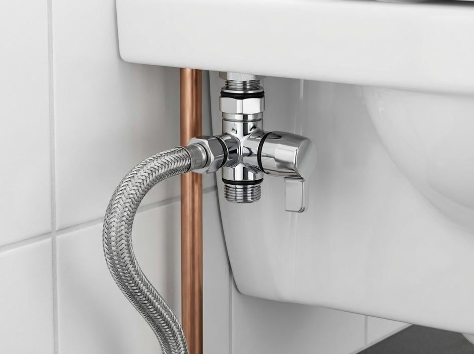 installer douchette wc arrivee eau proche mur