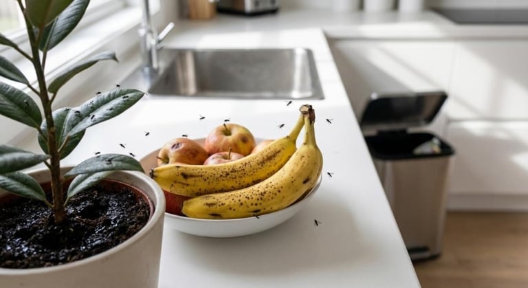 Invasion de petites mouches au plafond : causes et solutions efficaces pour s&rsquo;en débarrasser