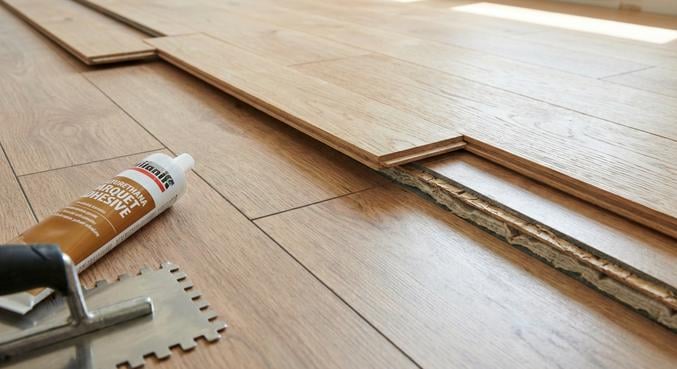 parquet massif ancien sol deposer recouvrir