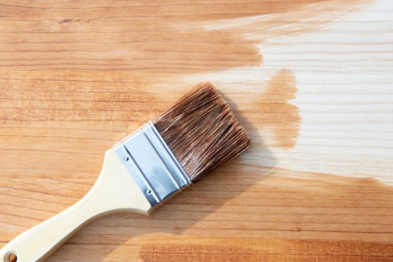 pate bois poncage difference teinte meuble