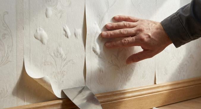 peindre papier peint bonne mauvaise idee