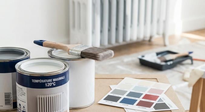 peindre radiateur methode professionnelle