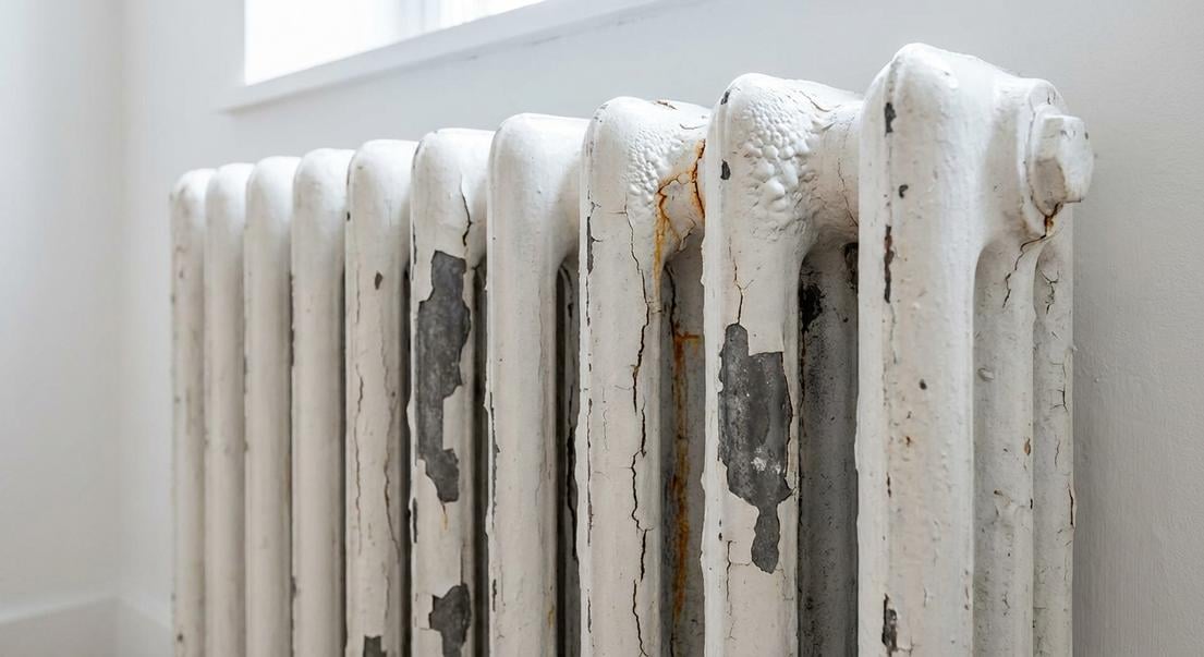 peindre radiateur peinture ecaille eviter