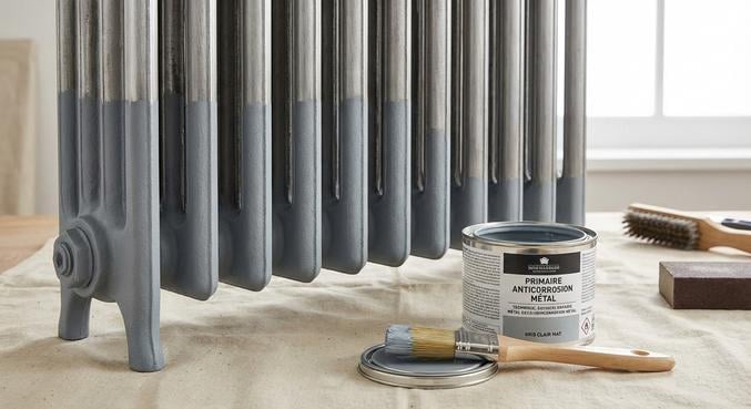 peindre radiateur peinture ecaille eviter