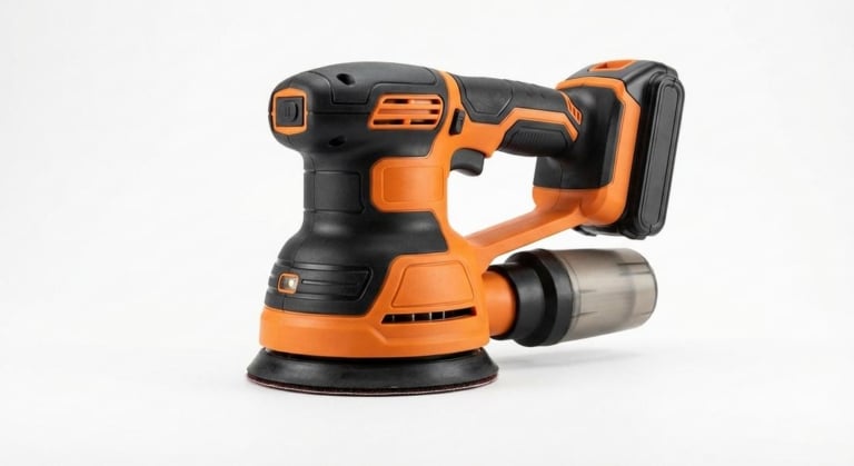 ponceuse excentrique arrete batterie moteur