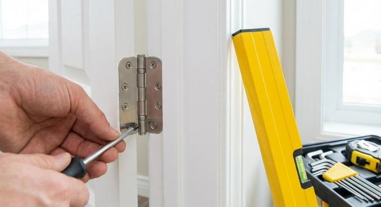 porte frotte penche regler charnieres