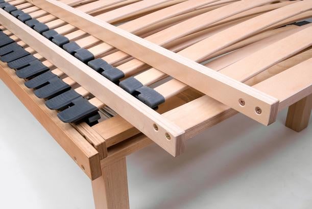 sommier bois casse reparer rail central