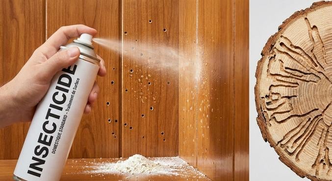 vrillette bois traiter lambris infeste