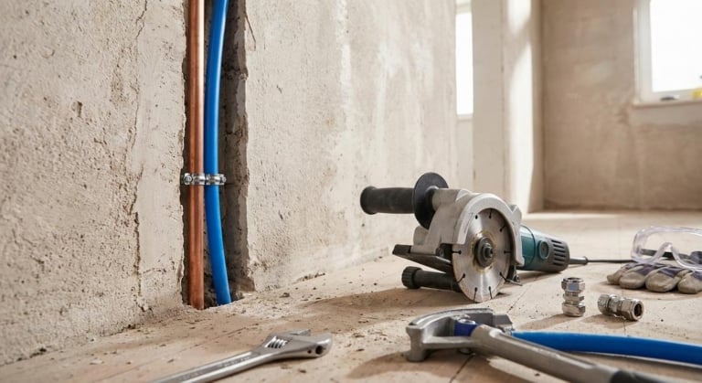 deplacer arrivee eau methode outils saignee