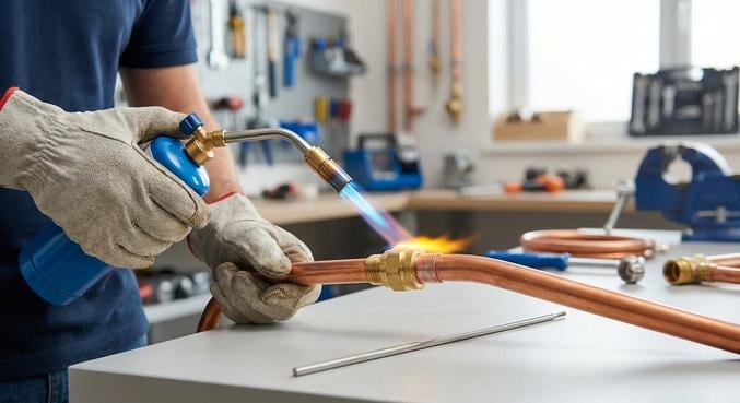 dessouder gros raccord cuivre chalumeau