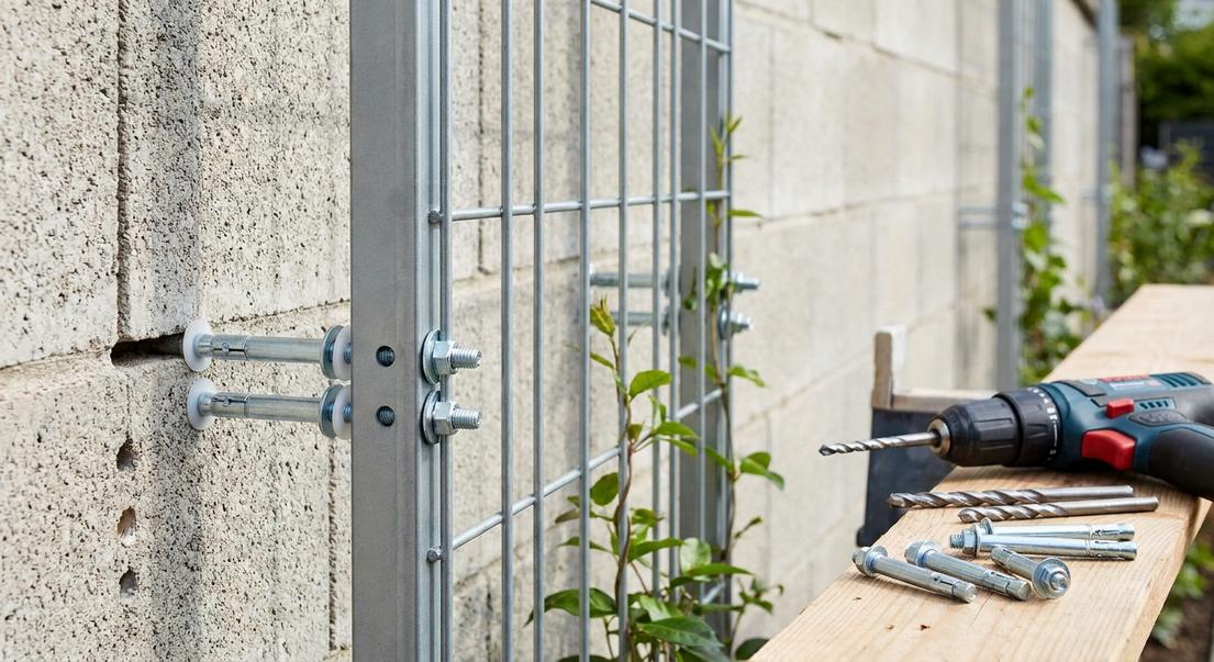fixer treillis mur beton risque fissuration