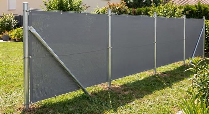 installer cloture sans beton location