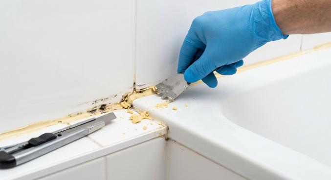 joint douche jauni moisi remplacer durablement