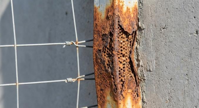 piquet grillage casse muret beton reparation