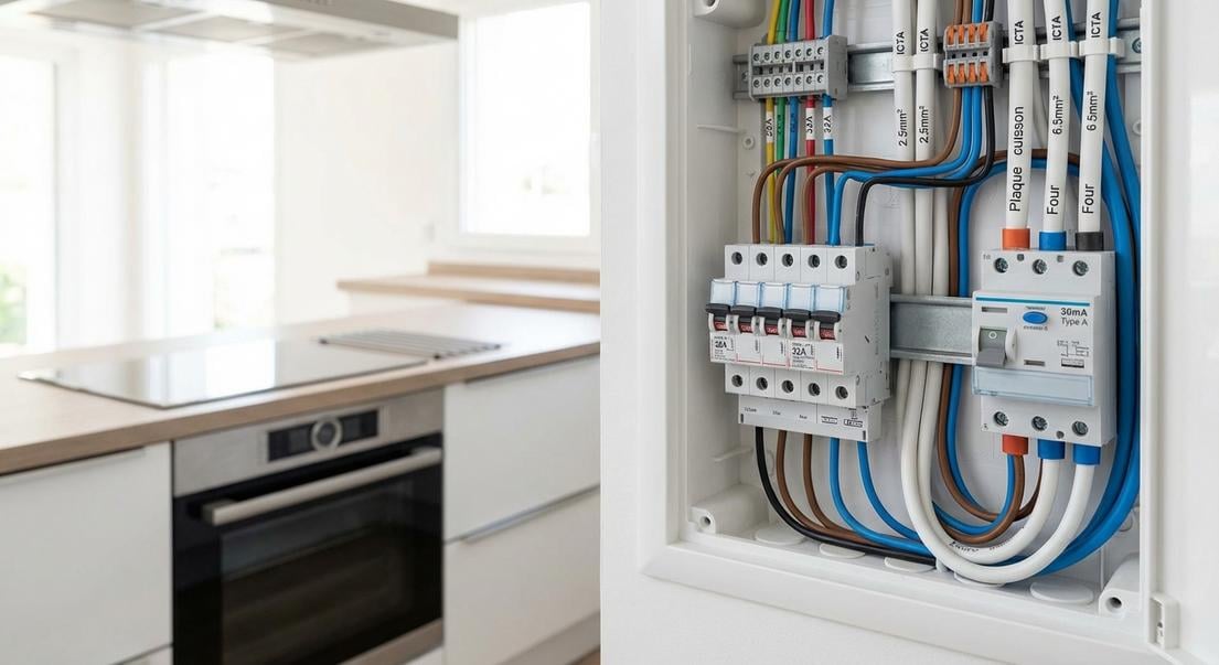 plaque four circuit installation conforme