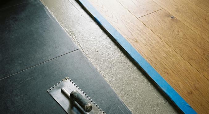 rattraper sol apres suppression cloison