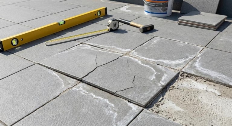 Refaire une terrasse carrelée après le gel : les étapes clés pour une rénovation durable