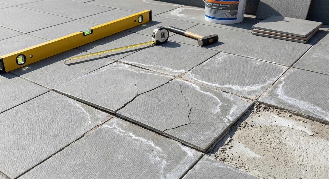 refaire terrasse carrelee apres gel etapes cles