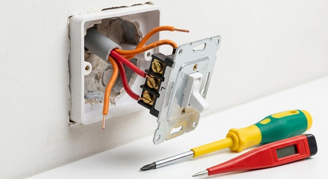 remplacement interrupteur cablage va et vient