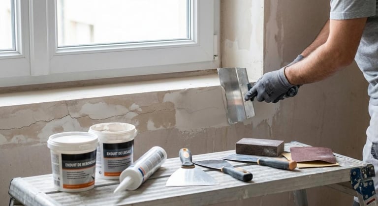 renover contours fenetres avant peinture