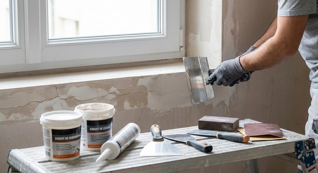renover contours fenetres avant peinture